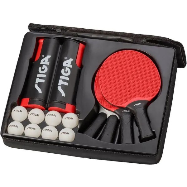 Фото - Набор для настольного тенниса Stiga Seasons Anywhere 4 Bats&8 Balls&Net (1230-0122-01)